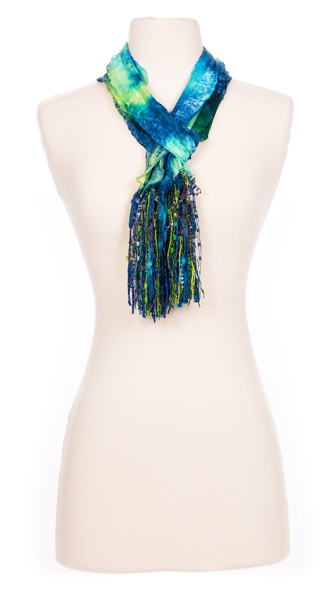 Spring Hippie Tie Dye Fabric Scarf