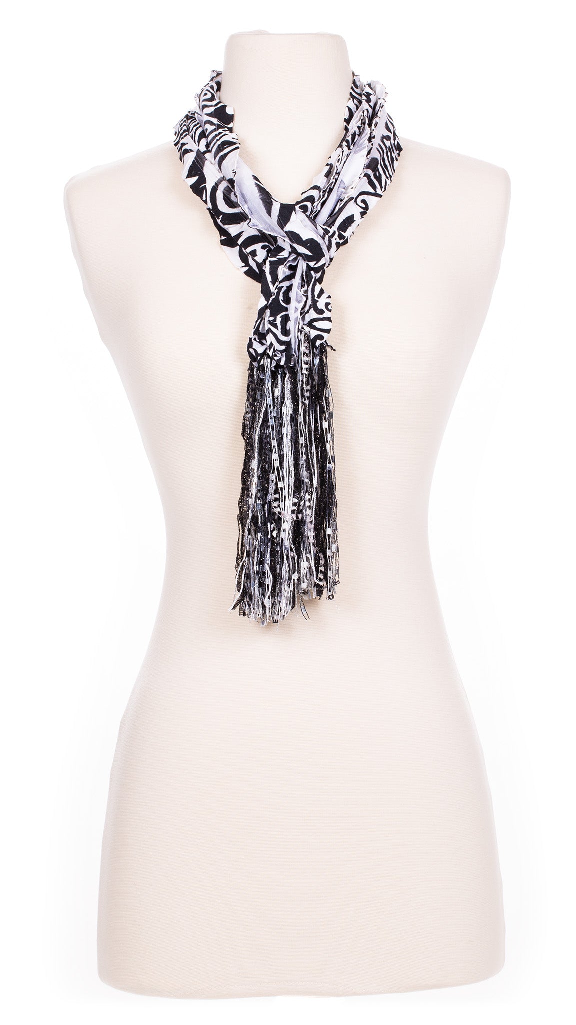 Hypnotic Swirl Fabric Scarf