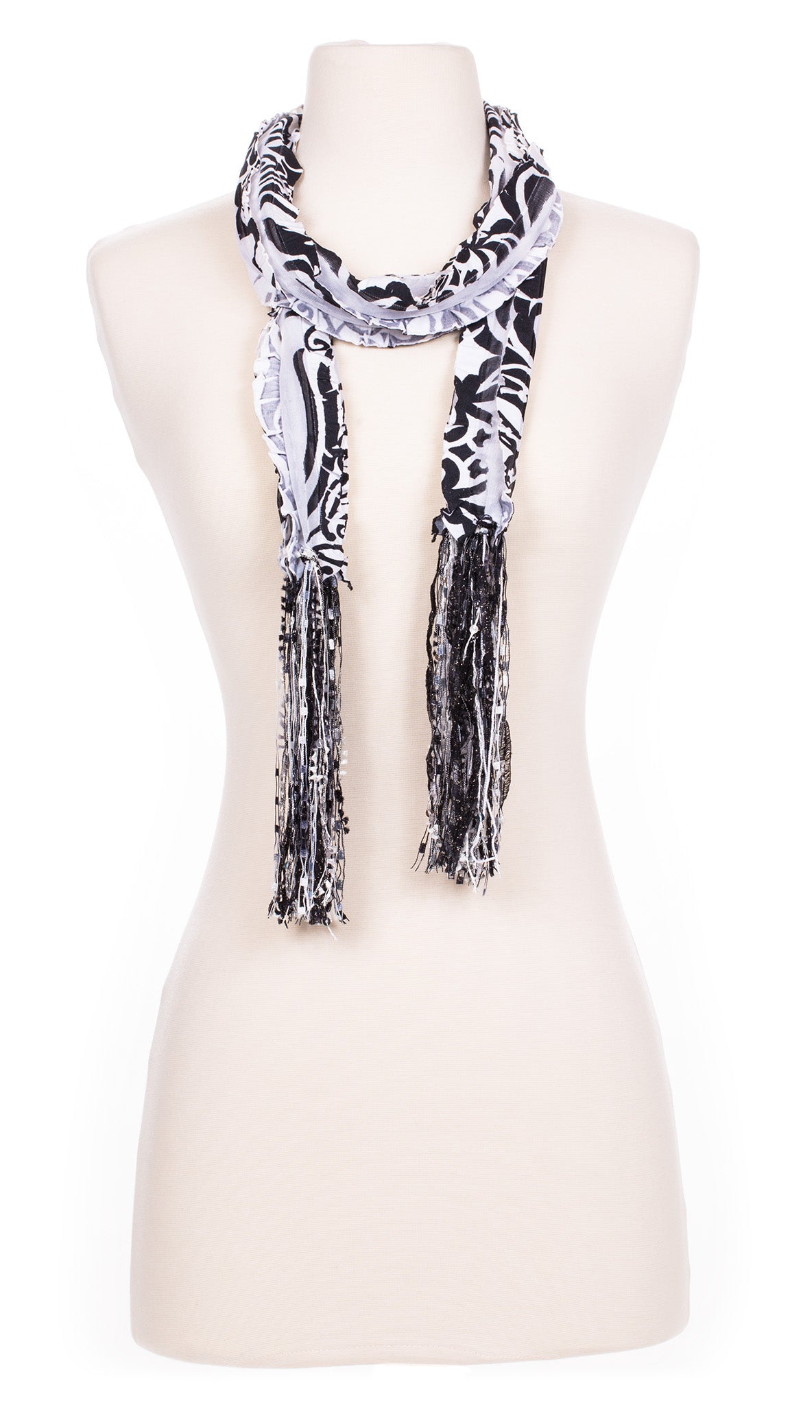 Hypnotic Swirl Fabric Scarf