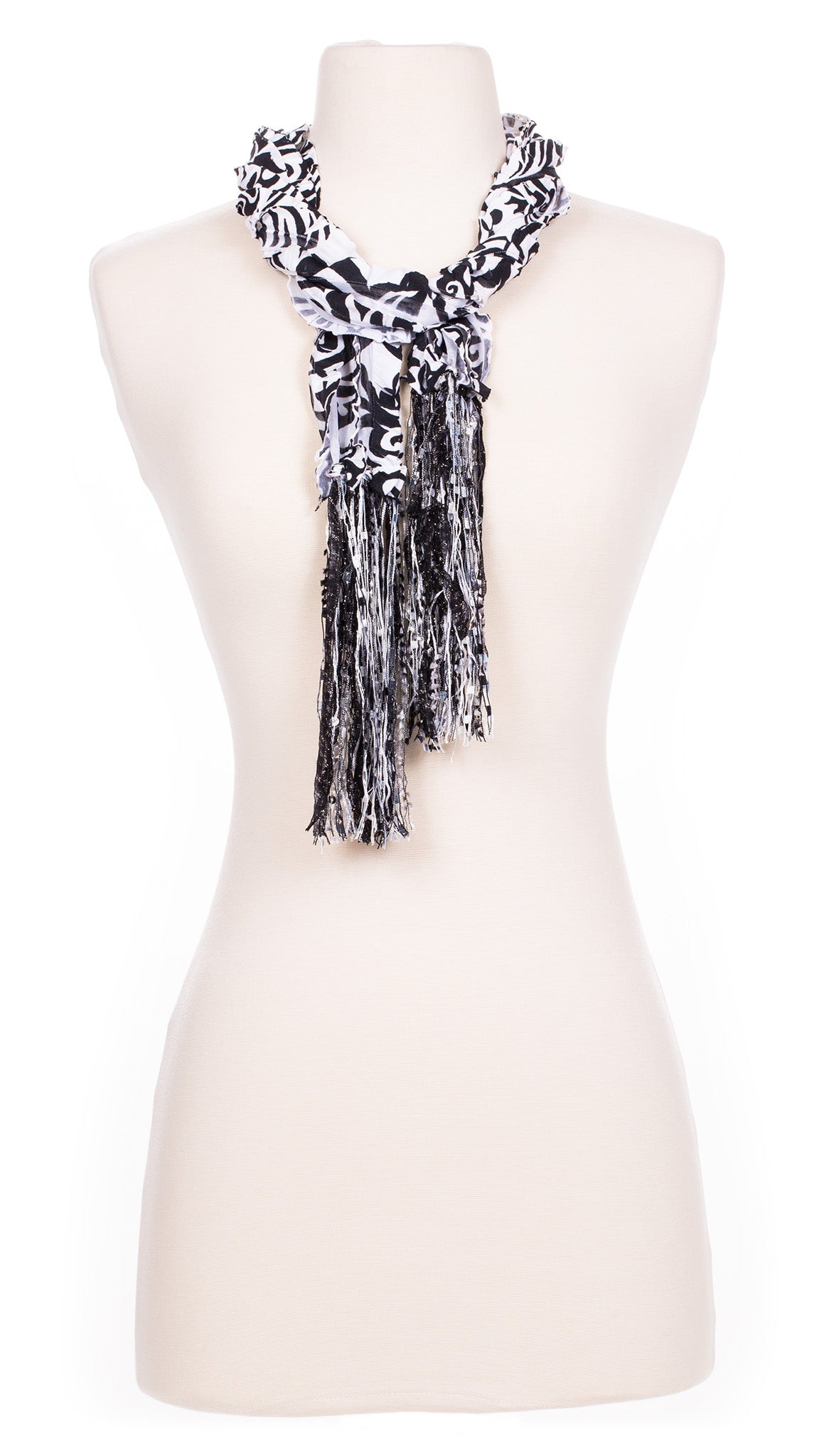 Hypnotic Swirl Fabric Scarf