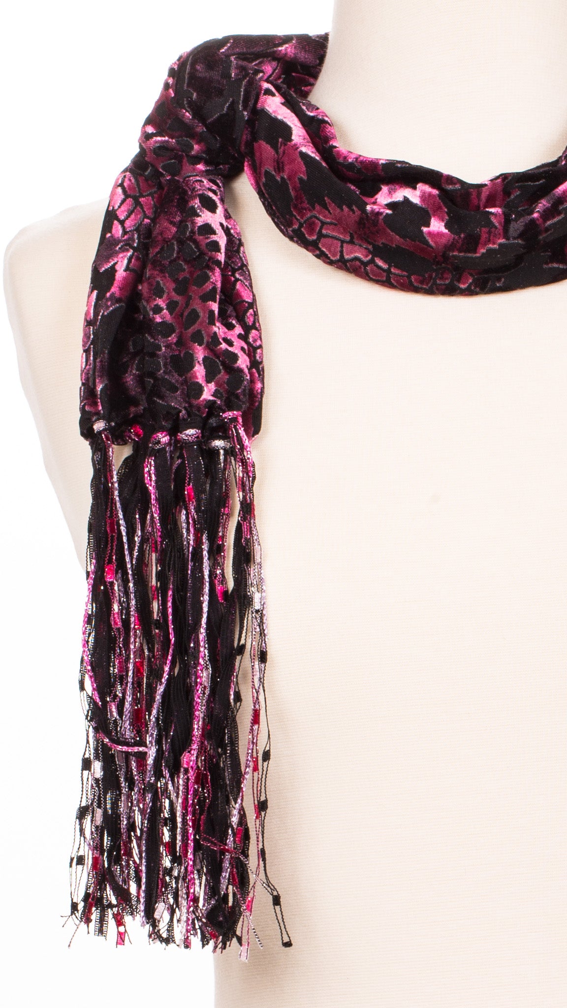 Pink Panther Velour Scarf