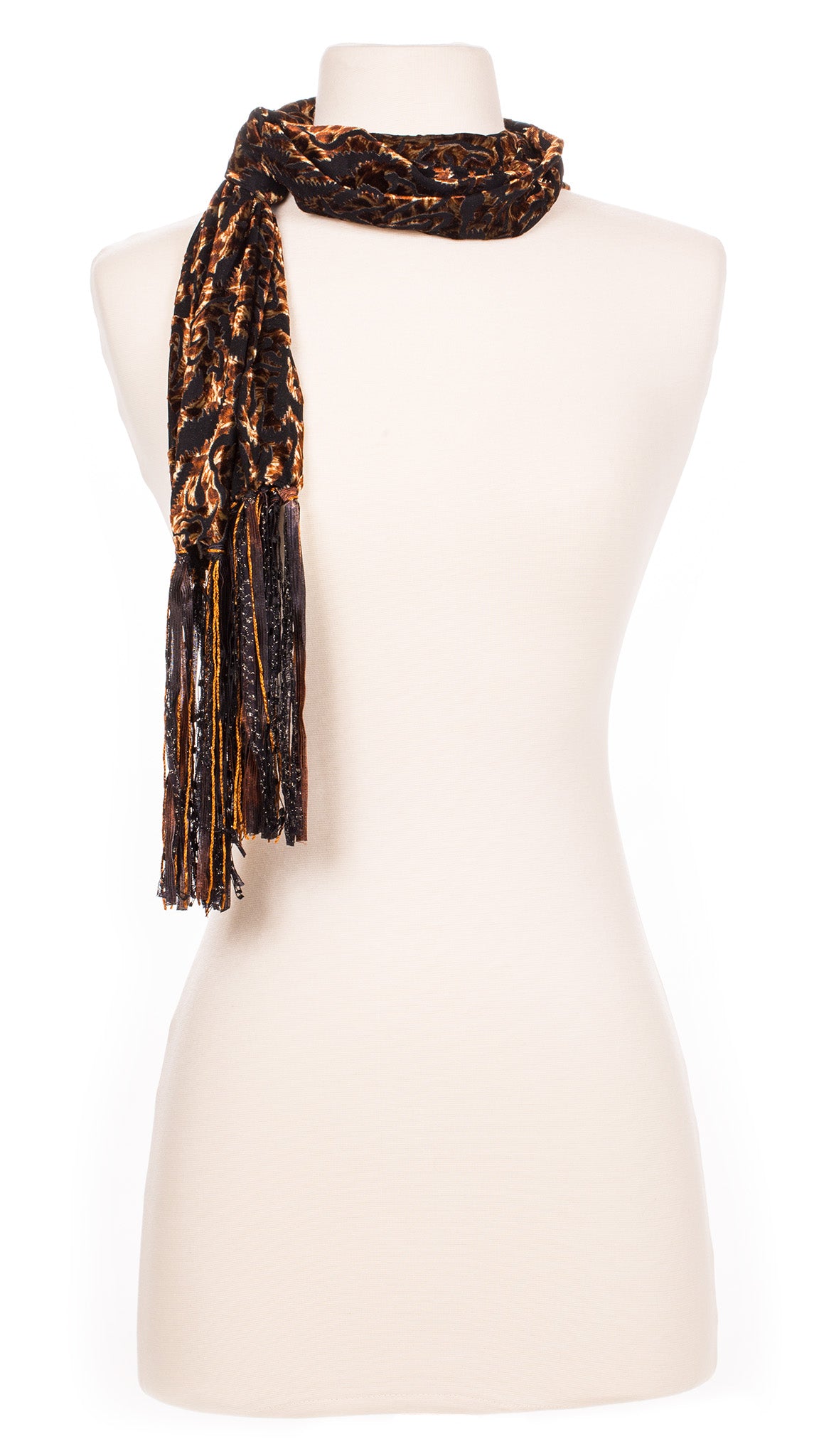 Copper Reflections Velour Scarf