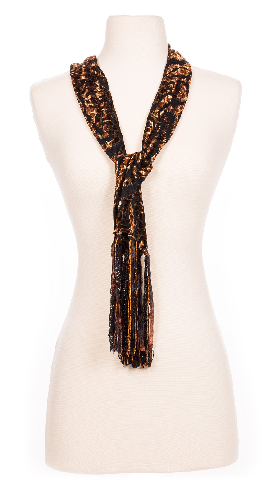 Copper Reflections Velour Scarf