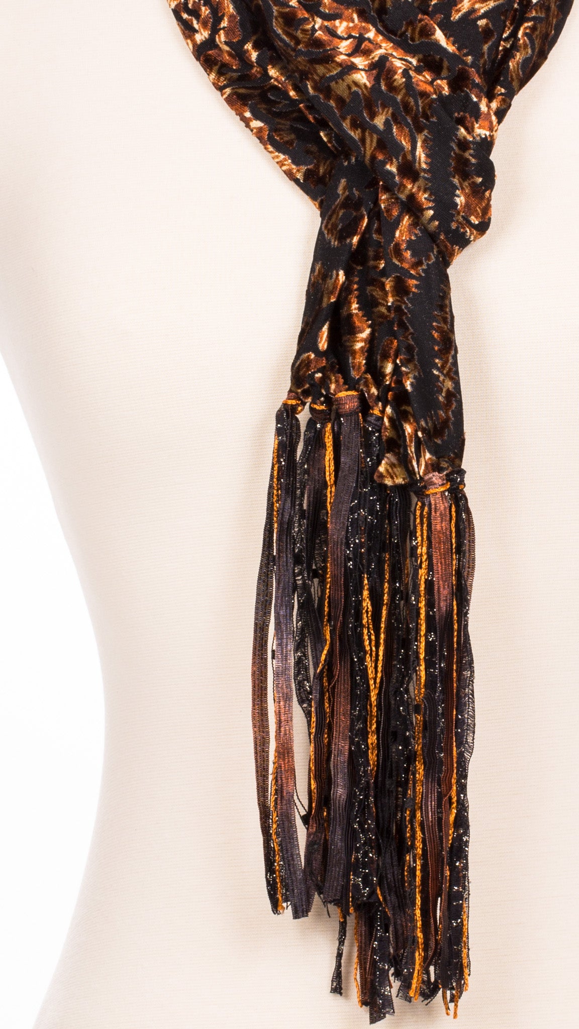 Copper Reflections Velour Scarf