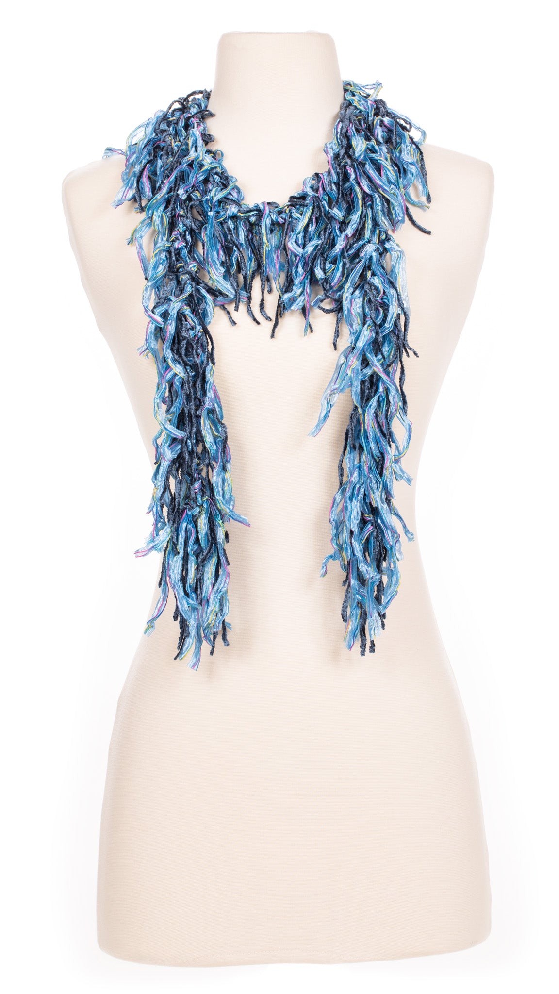 Baby Blues Fringe Scarf