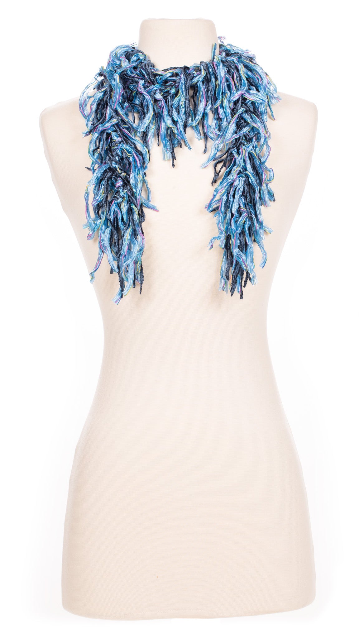 Baby Blues Fringe Scarf