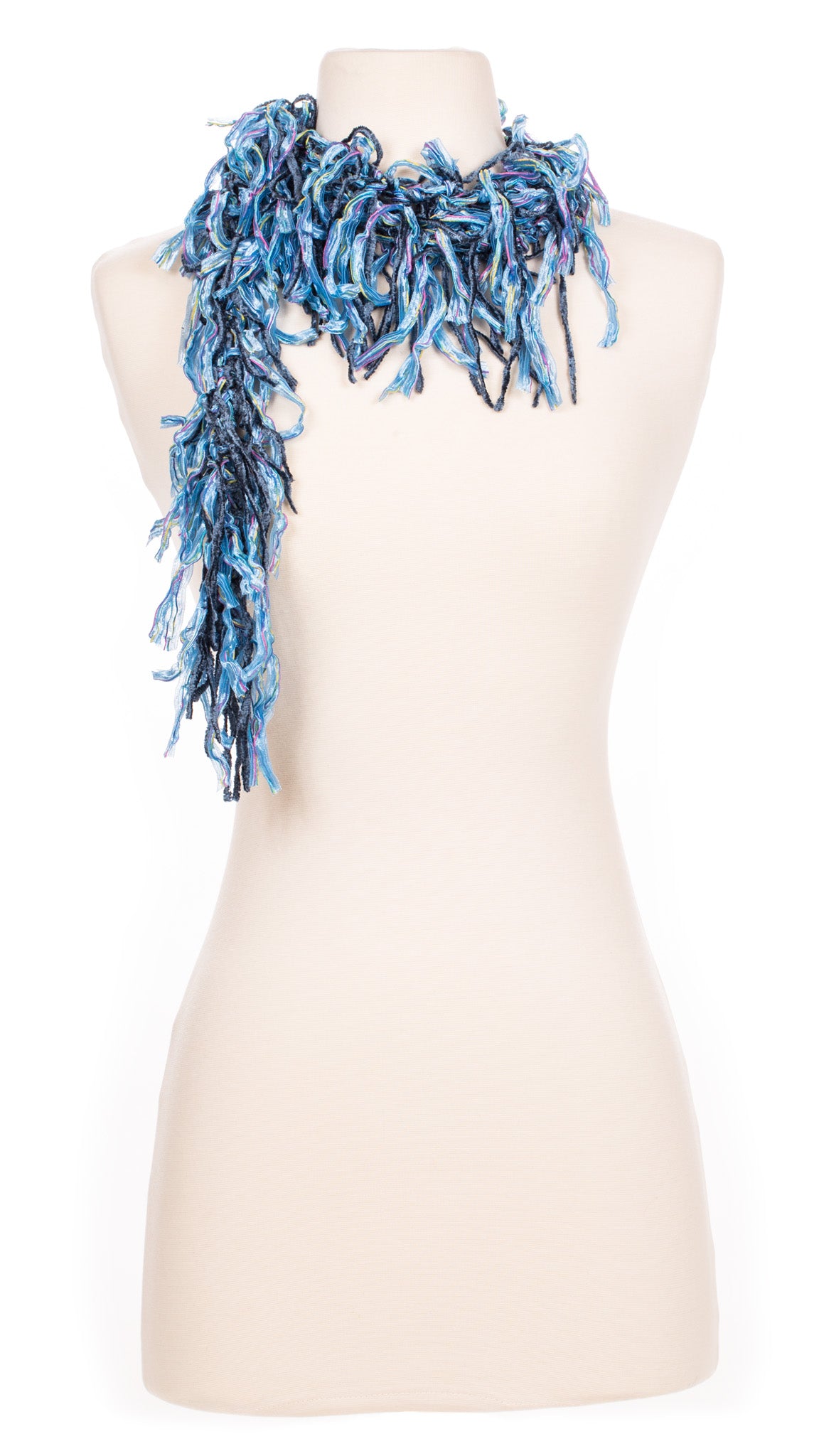 Baby Blues Fringe Scarf