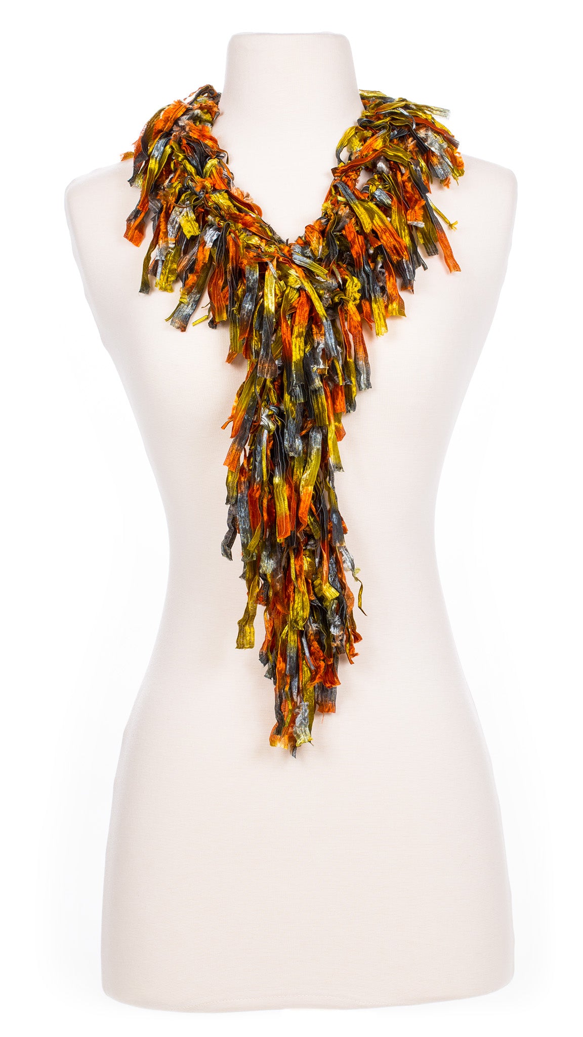 October Sky Shimmer Fringe Scarf