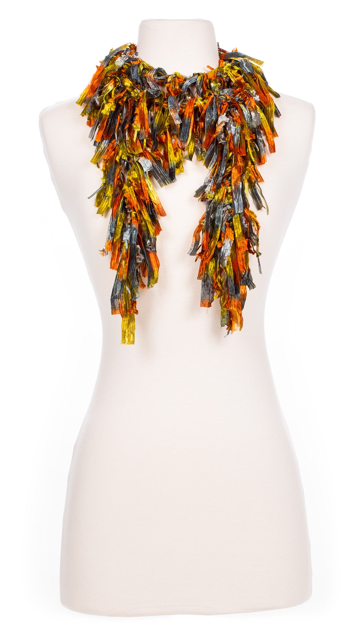 October Sky Shimmer Fringe Scarf