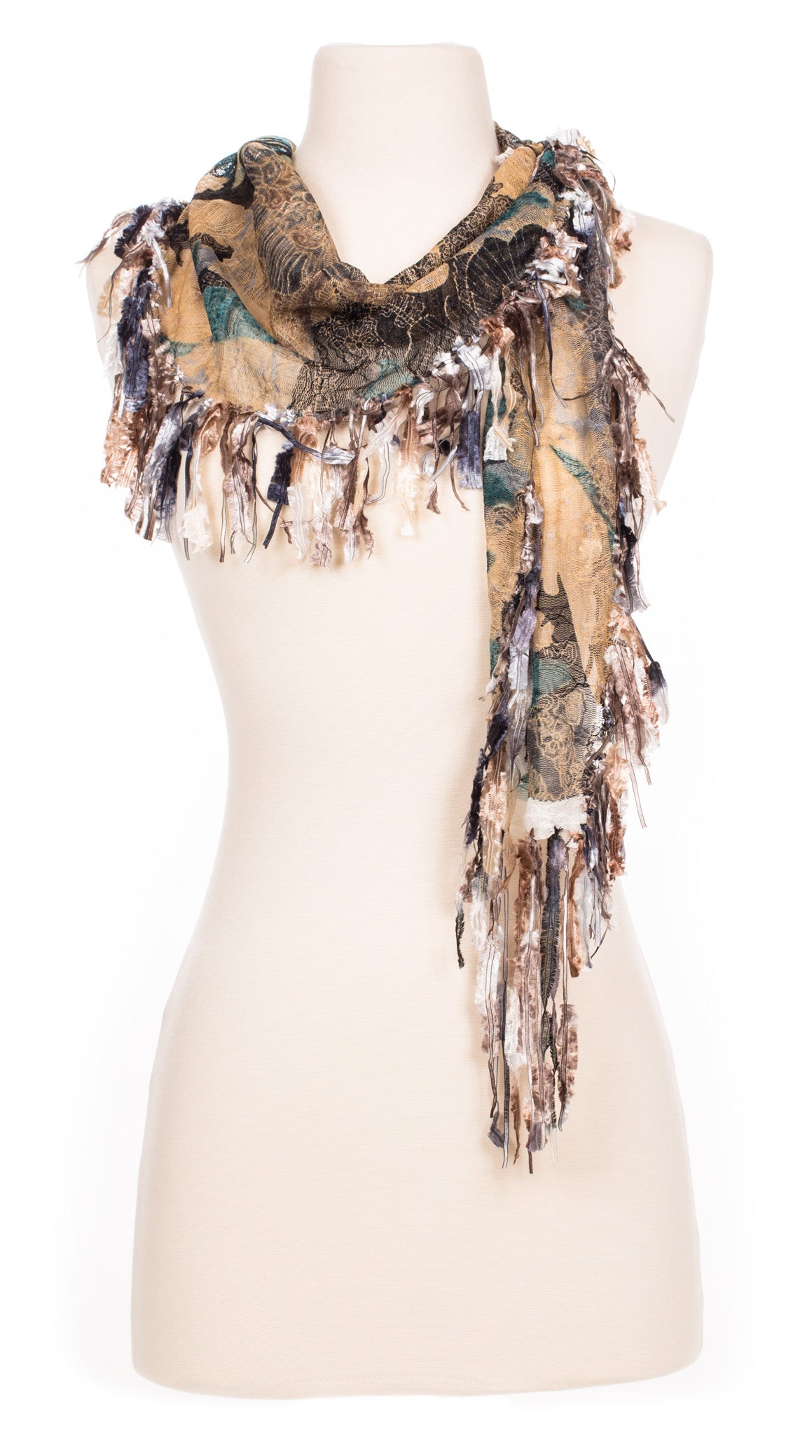 Victorian Lace Shawlette Scarf