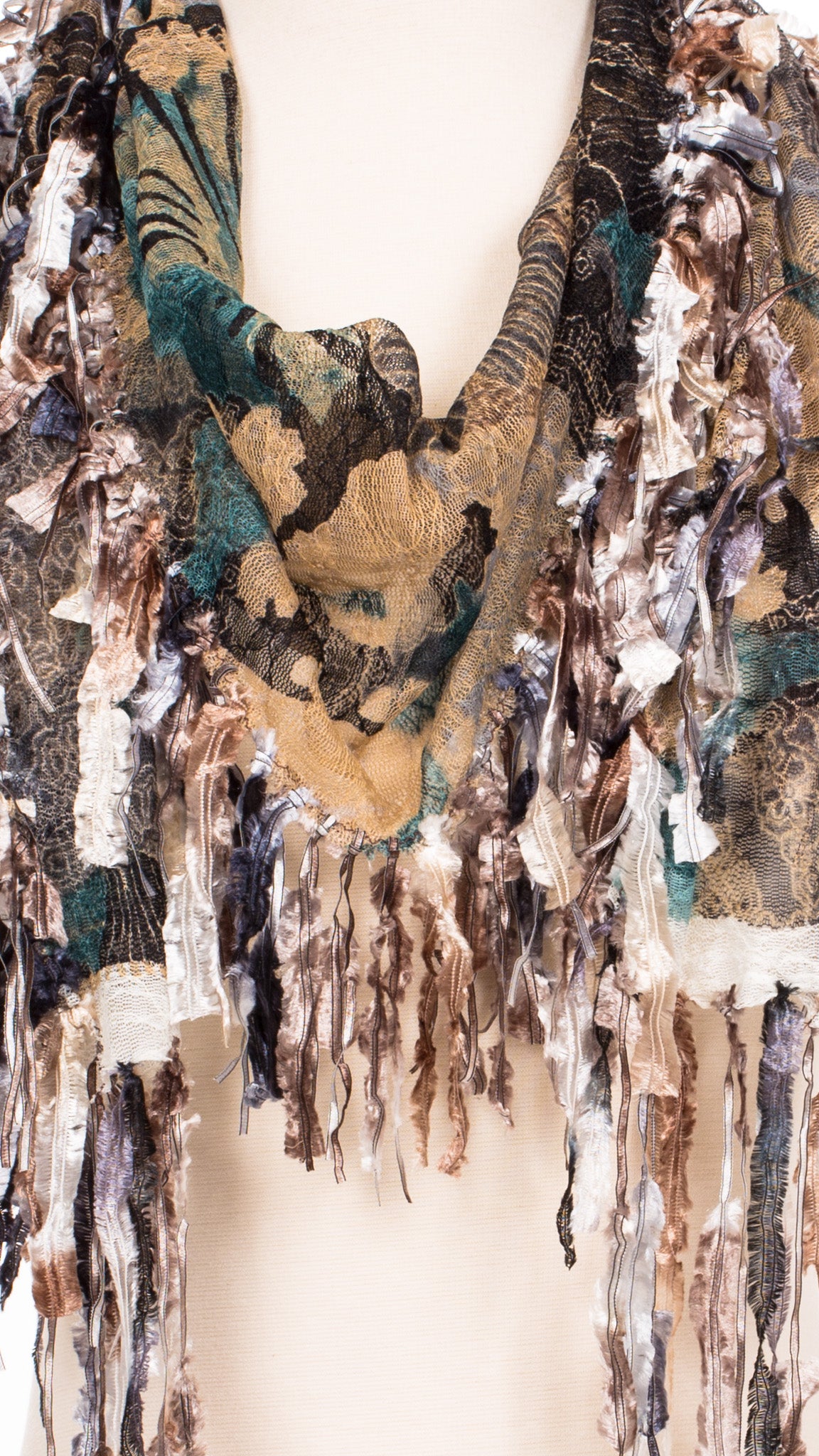 Victorian Lace Shawlette Scarf