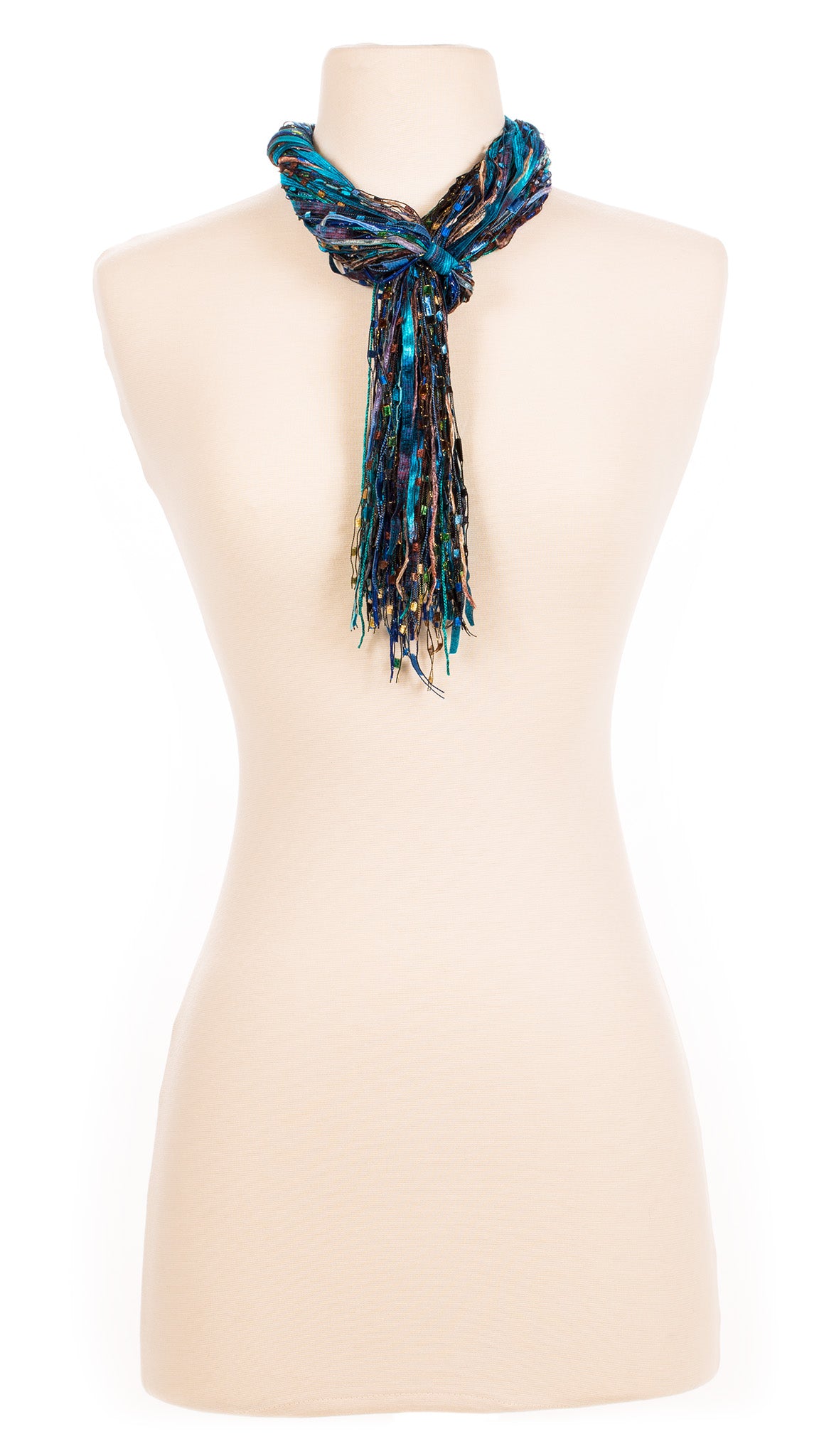 Peacock String Scarf