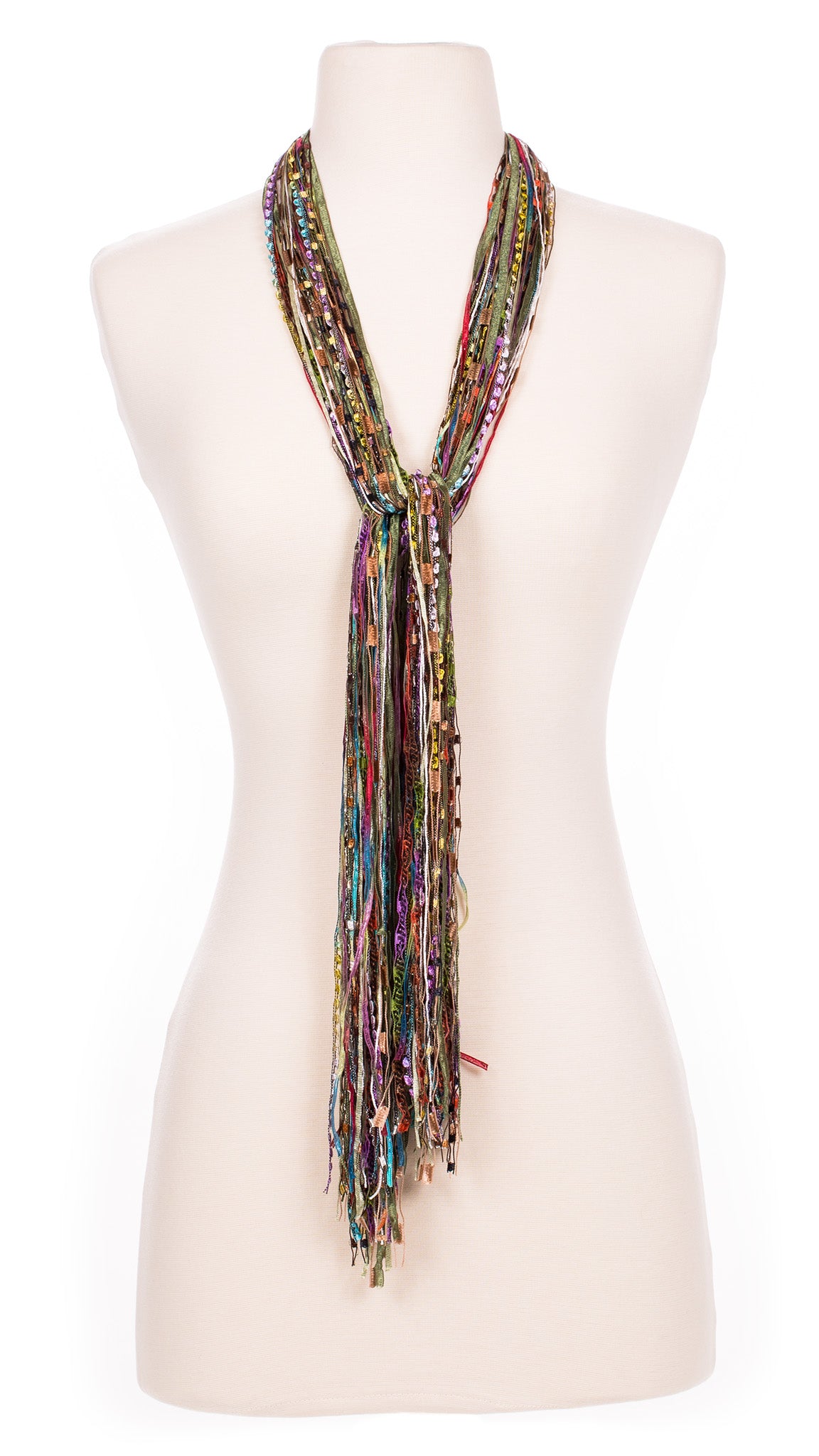 Multi Color Classic String Scarf
