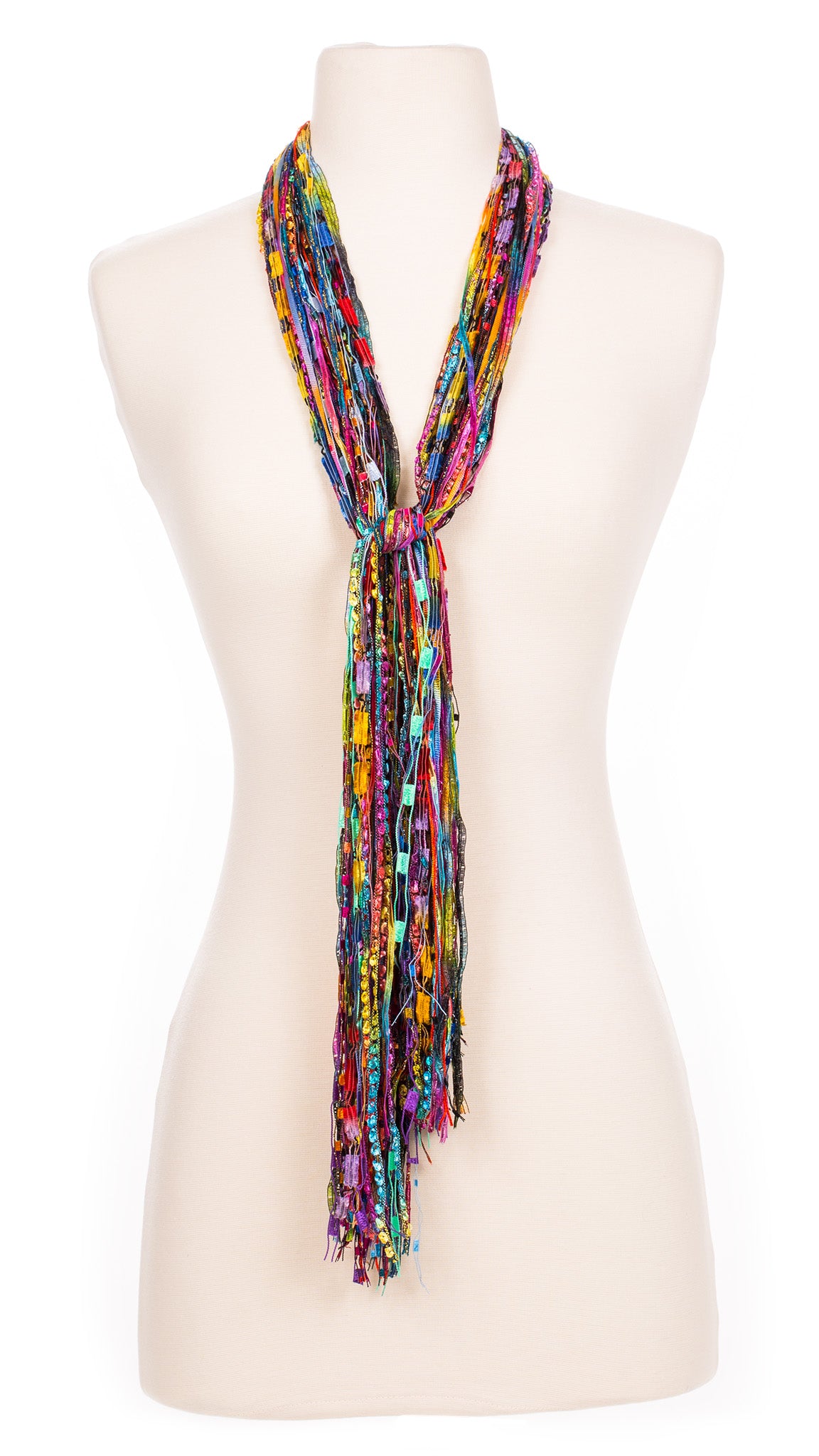 Mardi Gras String Scarf