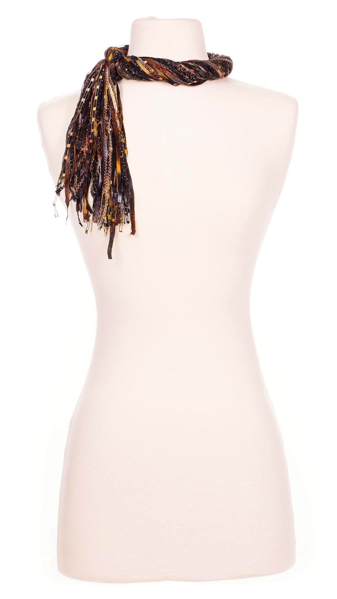 Burnt Espresso String Scarf