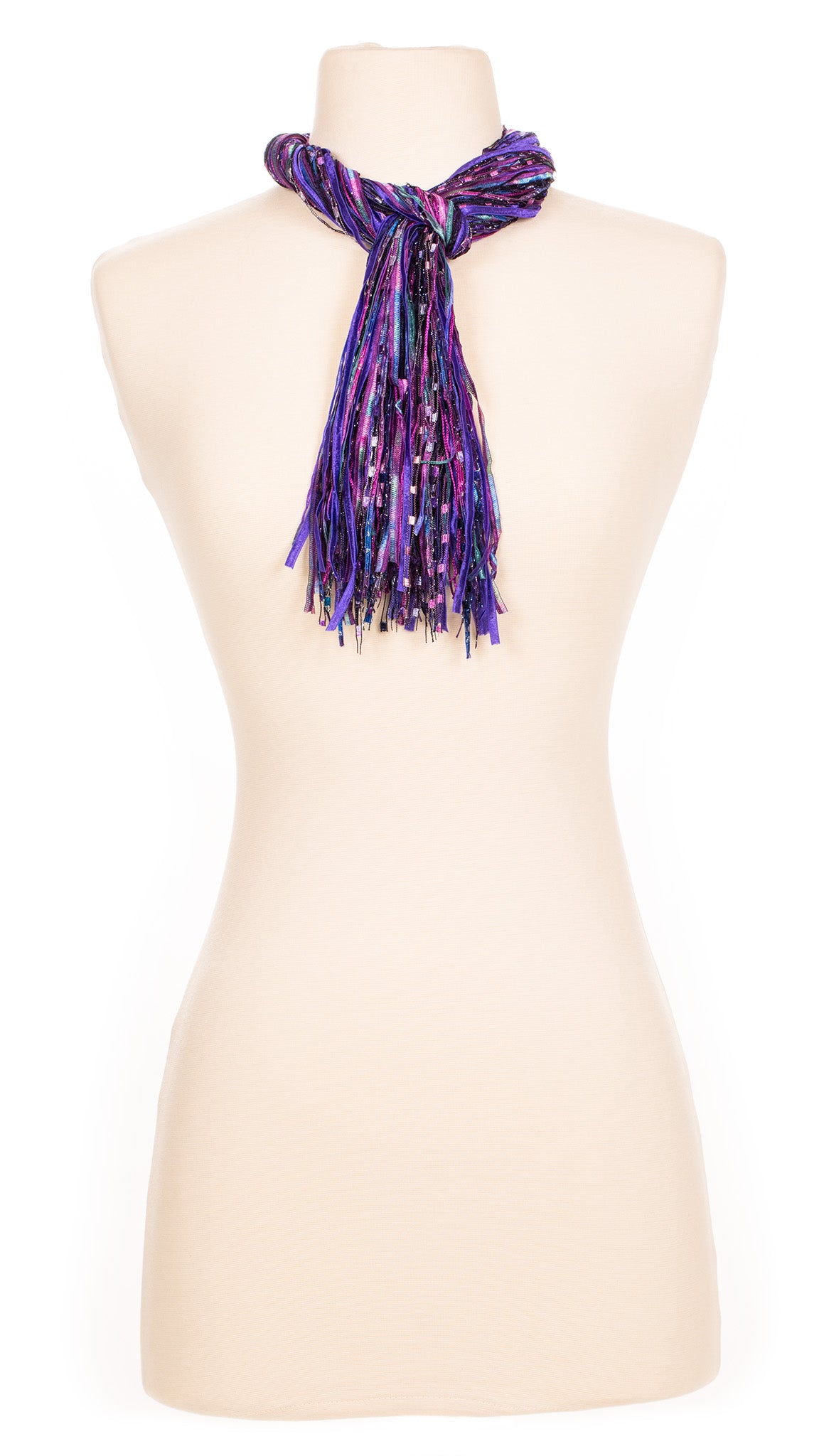 Blushing Violet String Scarf